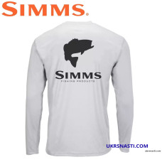 Реглан Simms Solar-Tech Tee Bass Logo Sterling